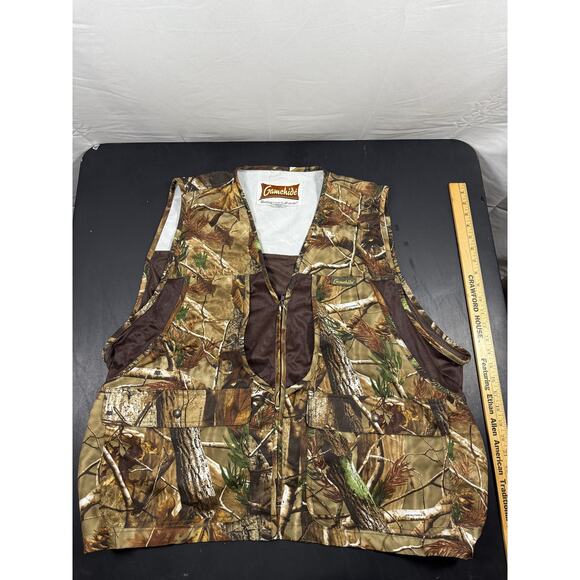 Gamehide Realtree Camo Hunting Vest Men’s XL Mesh Back Shooting Vest - Picture 1 of 7
